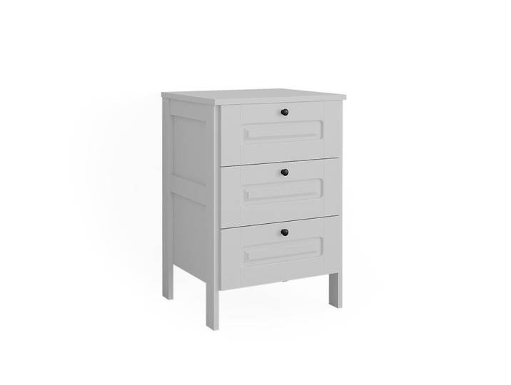 VitaliSpa Kommode Ajaton Weiß 60 x 88.4 cm, 3 Schubladen, Rechteckig, 60x88.4x53.4 cm, Babymöbel & Kindermöbel, Babyzimmer, Babyregale & Kinderregale