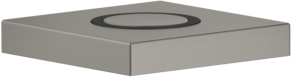 Dornbracht Bedienknopf 10714970-99 eckige Rosette, Dark Platinum matt