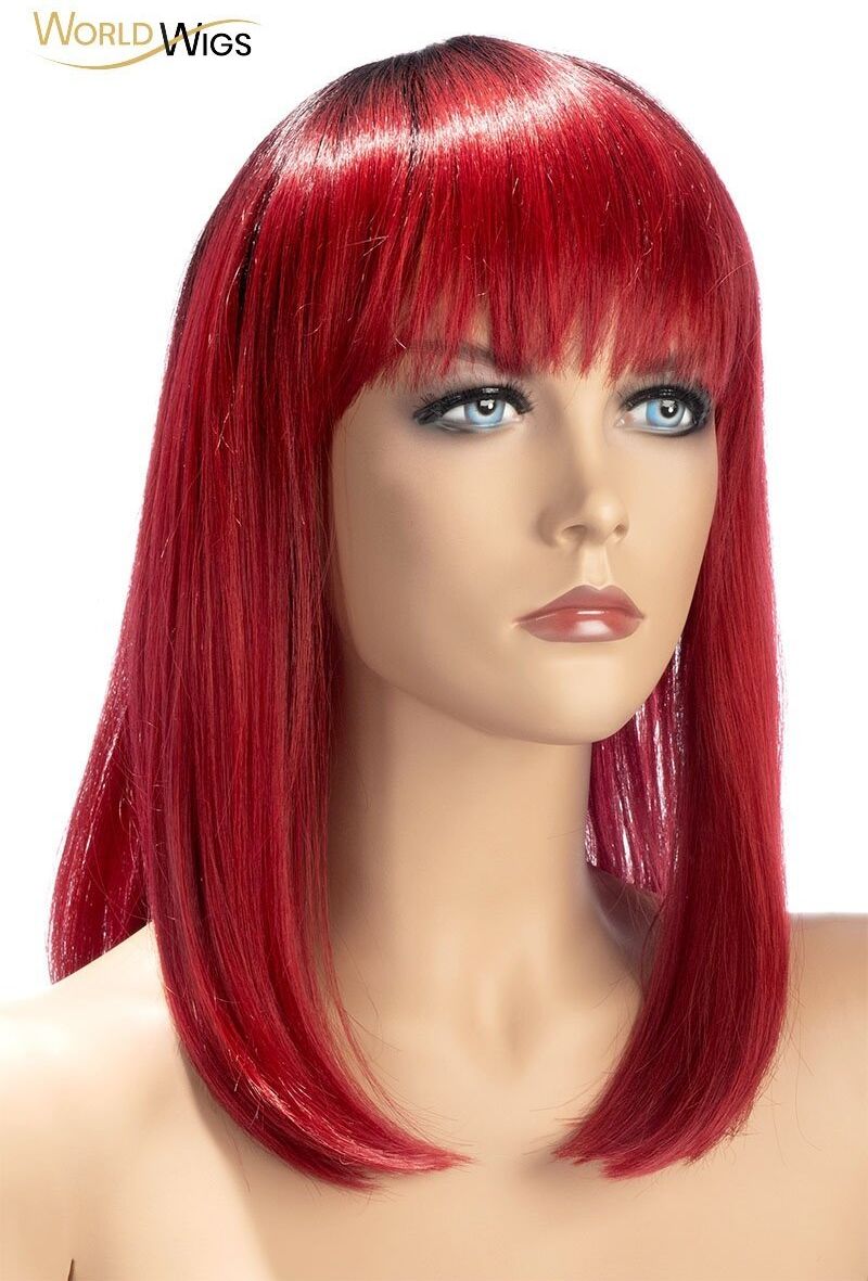 World Wigs Perruque Elvira rouge