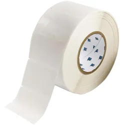 Brady, Etikettenrolle, THT-66-427-1.5, selbstlaminierendes Vinyl, Weiss/Transparent, 48.26 x 19.05(80.95) mm, perman