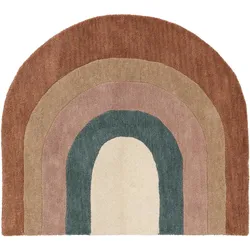 Lytte Kinderteppich Rainbow Multicolor 105x120 cm - Teppich für Kinderzimmer