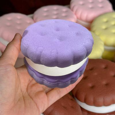 JoyToys Slow Rising Cake Squishy Stress Relief Toy Soft Sensory Fidget For Kids & Adults taro