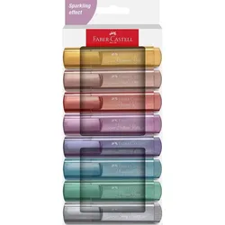 Faber-Castell Textliner 46 Metallic Marker 8 Stück(e) Metallisch, Mehrfarbig