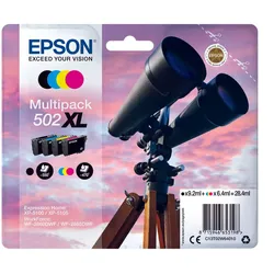 Epson Original 502XL Fernglas Druckerpatronen - 4er Multipack (C13T02W64010)