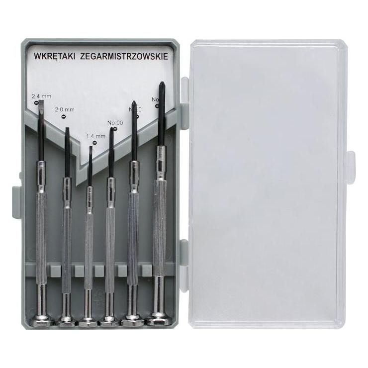 Proline 10229 Ni-Cr-Mo Uhrenschraubendreher, 6er-Set (10229)