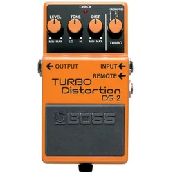 BOSS (Electronics) Gitarreneffekt Distortion DS-2 (Gitarre), Effektpedal, Orange
