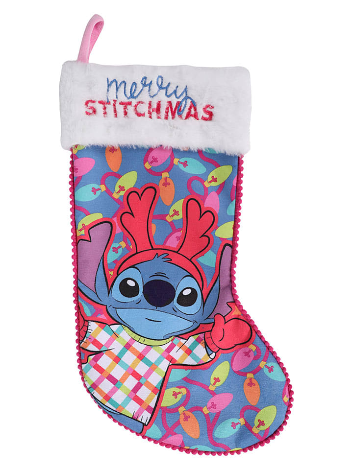 Christmas Inspirations Weihnachtsstrumpf "Stitch Merry Stitchmas" in Bunt - (H)45 cm - onesize