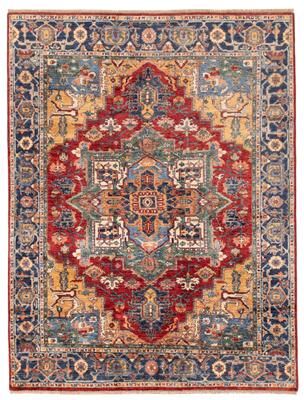ECARPETGALLERY Hand-knotted Aryana Red Wool Rug - 6'7 x 8'4