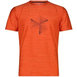 CMP Campagnolo, Herren, Sportshirt, Bedrucktes Dehnbare Shirt (4XL), Orange