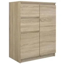 Topeshop, Kommode + Sideboard, 2D2S SONOMA Kommode (70 x 400 x 97 cm)