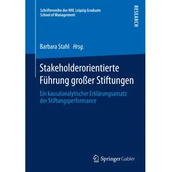 Stakeholderorientierte Führung grosser Stiftungen, Fachbücher von Barbara Stahl