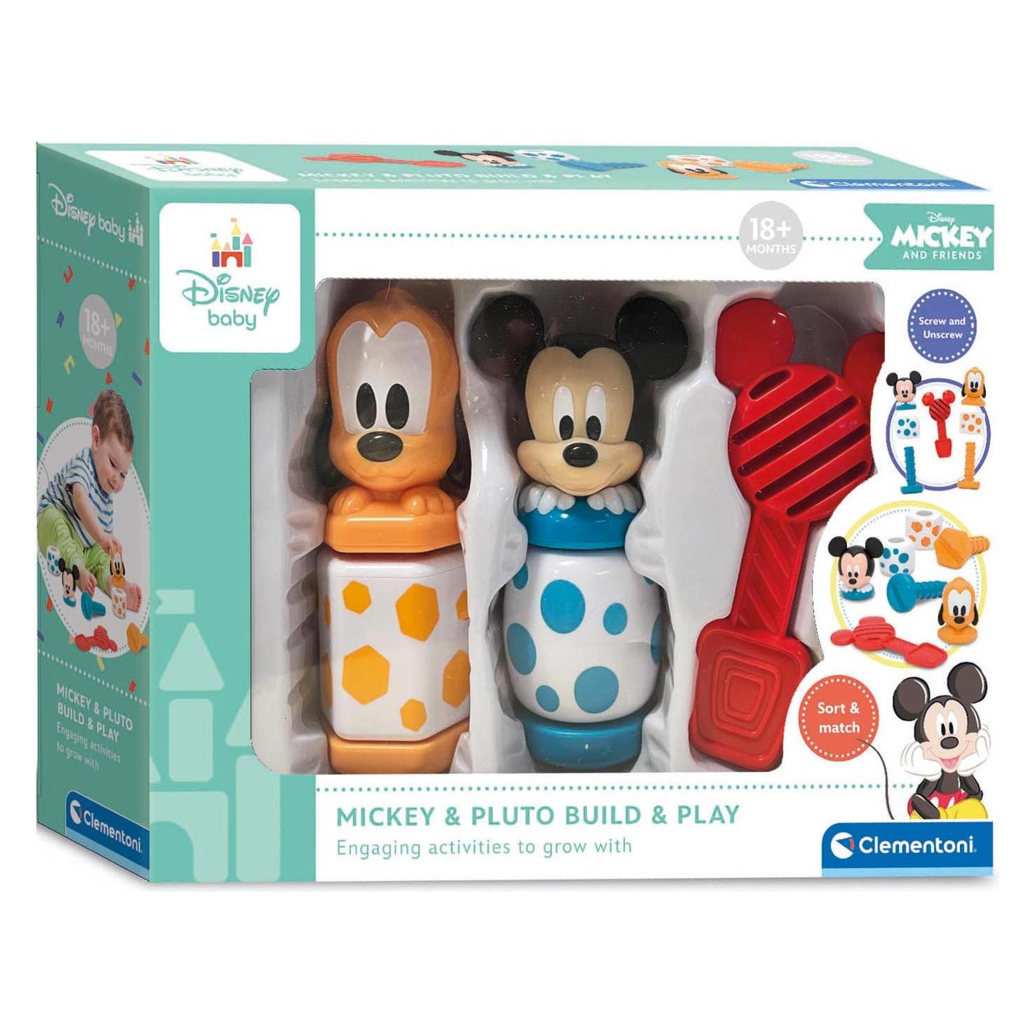 Clementoni Disney Baby - Mickey Mouse Bauen & Spielen (17814)
