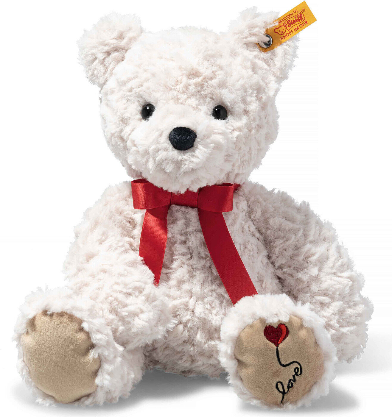 Steiff Teddybeer Jimmy Love knuffel met hart, 30 cm