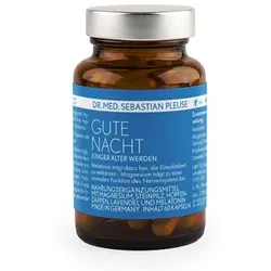 Dr. med. Sebastian Pleuse Gute Nacht mit Melatonin 60 Kapseln, 30 Tage