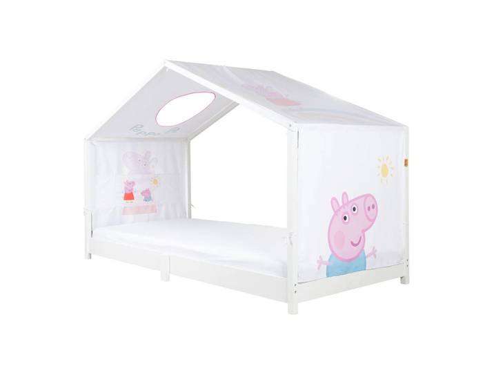 Roba Hausbettbezug 90 x 200 cm Peppa Pig, Weiß, Kunststoff, Film/Serie/TV, 90x200 cm, Baby- und Kindermöbel, Kinderzimmer & Jugendzimmer, Kinderbetten