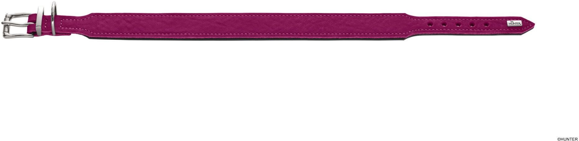 DOG SPORT HUNTER Halsband Malta S (42), magenta/schwarz