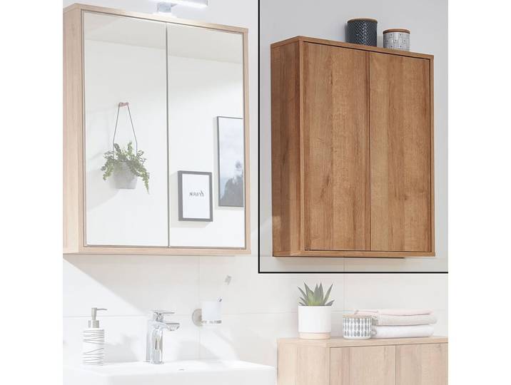 FACKELMANN Hängeschrank Finn Doppel-Hängeschrank 60cm - Ast-eiche