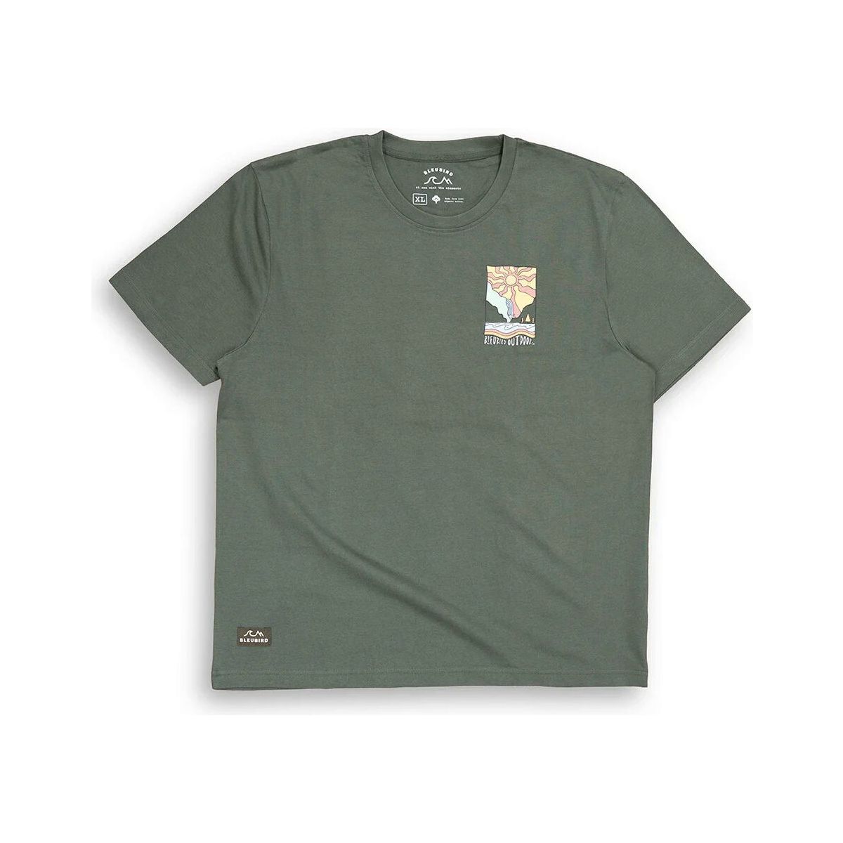 Bleubird Canyon Tee - Moss moss S TEE-CAN-MOSS-S