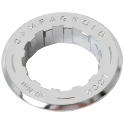 Campagnolo Verschlussring Lockring 10-fach 11 Zähne silber