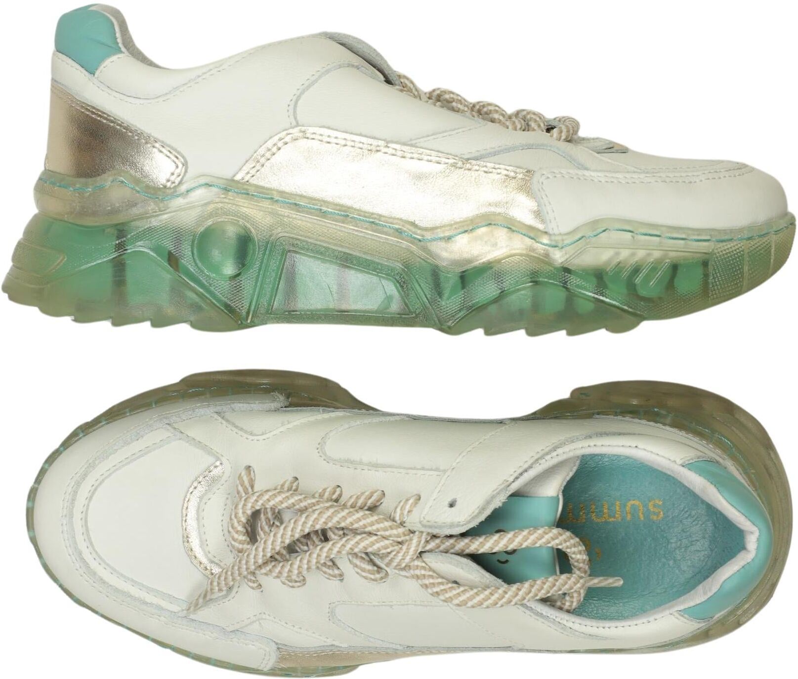 summum woman Damen Sneaker, Mehrfarbig, Gr. EU 39, Leder - Second Hand