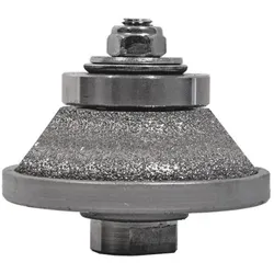 Elmag, Fräser, - Diamant-Profilfräser Profiler PXE h=5, M14 - vacuum- brazed, Fase 45°grit 2