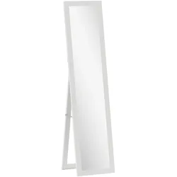 GANZKÖRPERSPIEGEL MDF Hartglas Weiß
