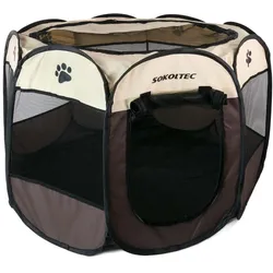 Intirilife Haustier Laufstall Spielzelt (Hundezelt), Hundehütte