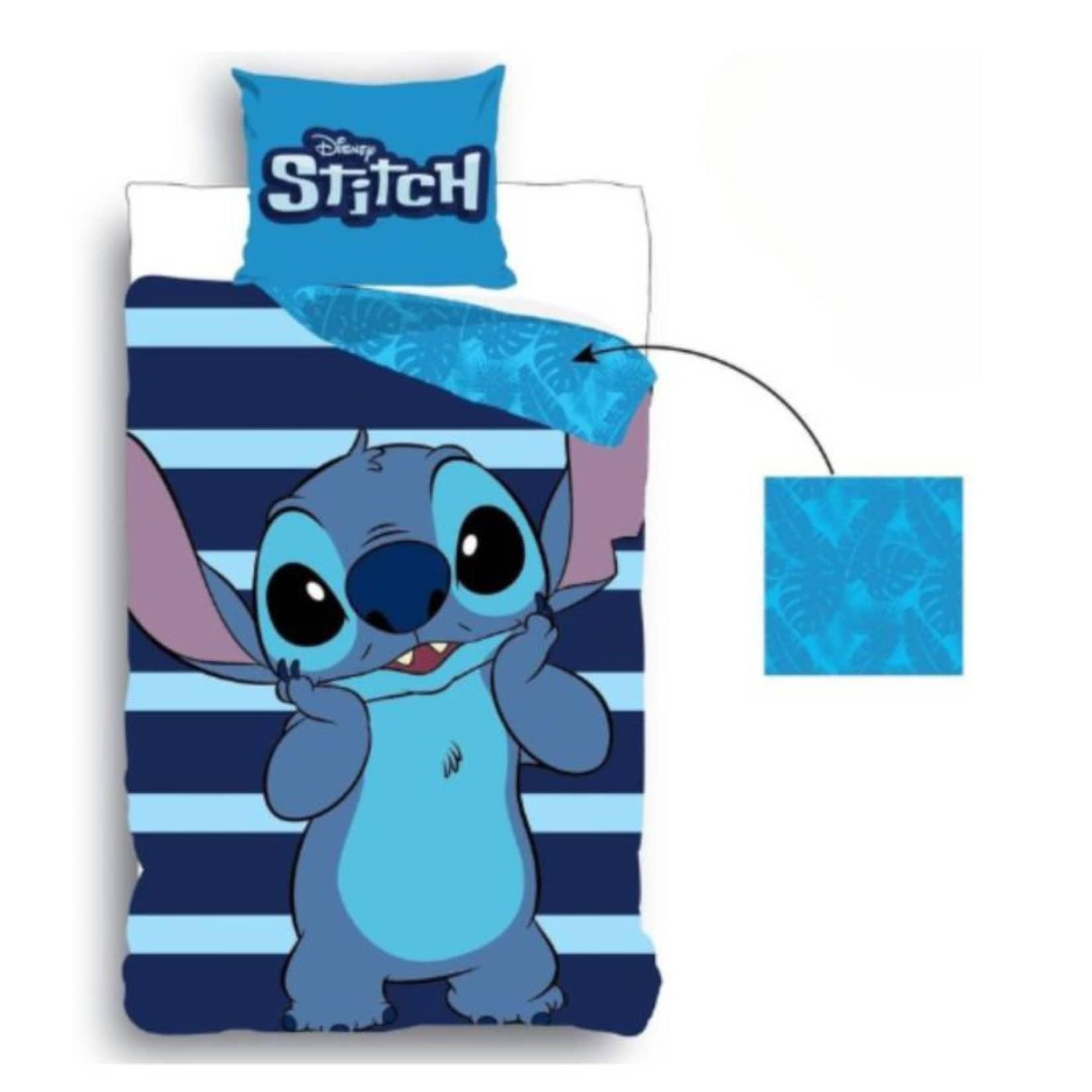 Lilo & Stitch Bettwäsche für kleine Fans Blaues Design Wendebettwäsche