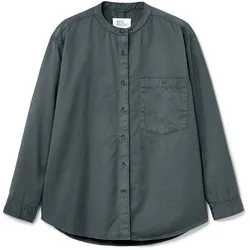 Nah/Studio Hemdbluse - Baumwolle - Gr. 42 - blau