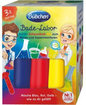 Bübchen Kids Bath Laboratory laboratório de banho 3x50 ml. Kids Bath Laboratory