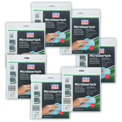 7x Microfasertuch LIQUI MOLY 1651 Poliertuch Reinigung Autowäsche Politur Glanz