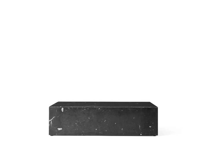 Audo Copenhagen Plinth Couchtisch Black, low