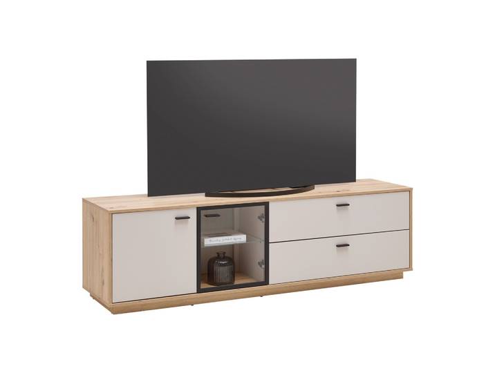 Tv-element Kaschmir, Eiche Artisan 180/55/45 cm