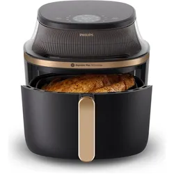 Philips Airfryer NA342/00, Fritteuse, Schwarz, Kupfer, Gold
