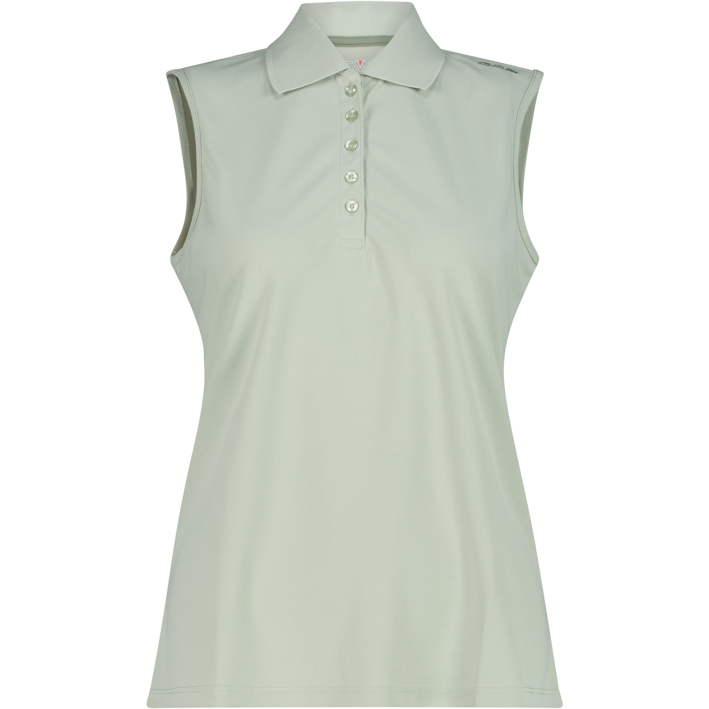 CMP Funktions Polo Top Damen Tanktops beige Größe XL Lifestyle Atmungsaktiv
