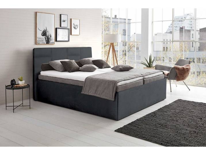 Halmon Schlafkomfort Betten Polsterbett Damas (Seitenhöhe 32cm, Wahlweise mit oder ohne Matratze), In verschiedenen Größen und Farben, Seitenhöhe in 32 oder 40 cm