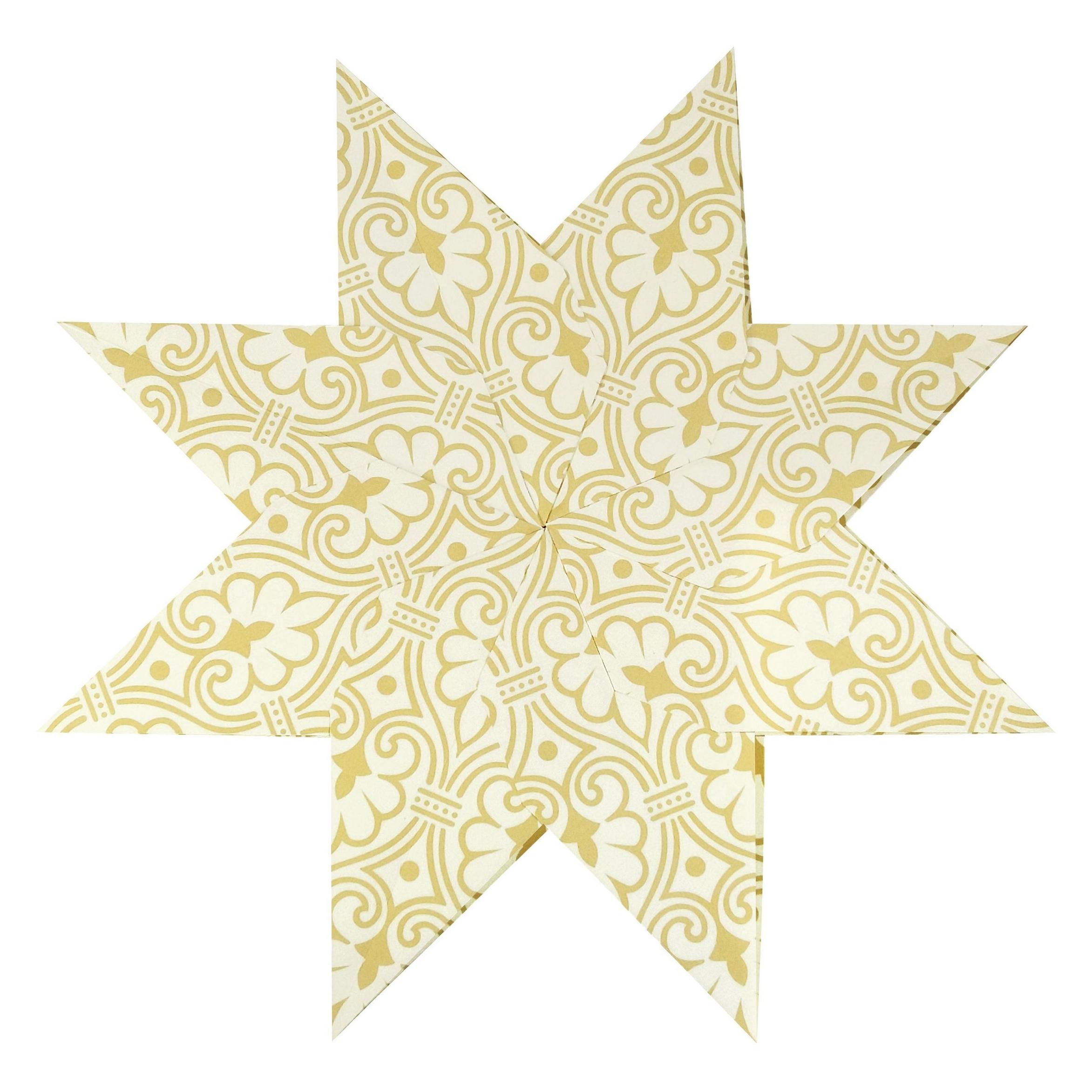 Magni Ursus 16180000 - Weihnachtsstern Stella Chadna, weiss/creme 110 g, ca. 7 x 30 cm, 33 Blatt (16180000)