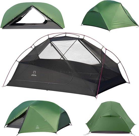 Famanu Ultraleichte 2-Personen Trekkingzelt Wasserfest Winddicht Outdoor Camping