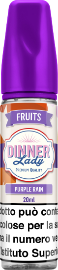 Dinner Lady Purple Rain Liquido Shot 20ml Lampone Limone Mirtillo