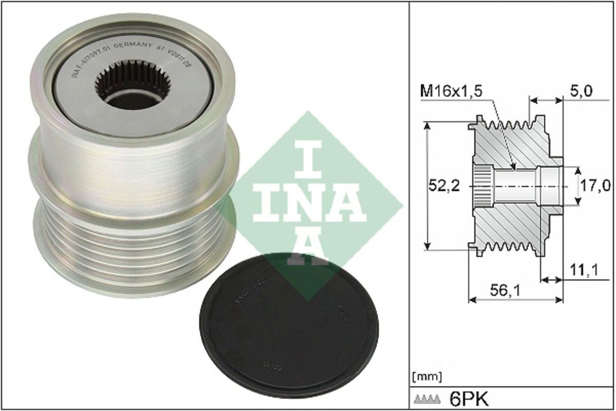 Riemenscheibe, Generator Schaeffler INA 535 0363 10