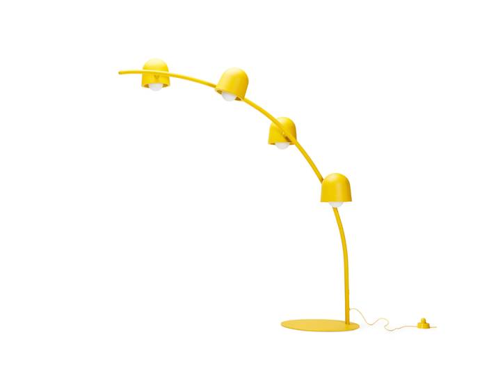Fatboy - Lampadaire arc Lebow - Jaune - Aluminium - Designer Kranen/Gille