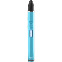 Filapen  Premium 3D Stift Blau mit 5 Filamenten und Schablonen, 3D Stift, Blau