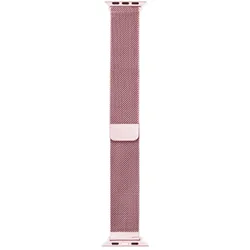 Bigben Mailänderin Armband (22 mm, Edelstahl), Uhrenarmband, Rosa