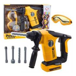 Lean Toys Schlagbohrmaschine mit austauschbaren Bohrern (65614995)