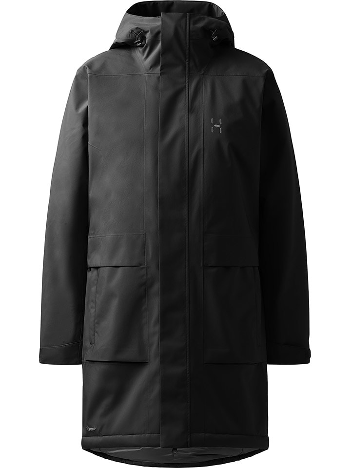 Haglöfs Funktionsparka "Salix Proof Mimic II" in Schwarz - L