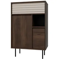 SIDEBOARD Astra Dunkles Holz und Kaschmir