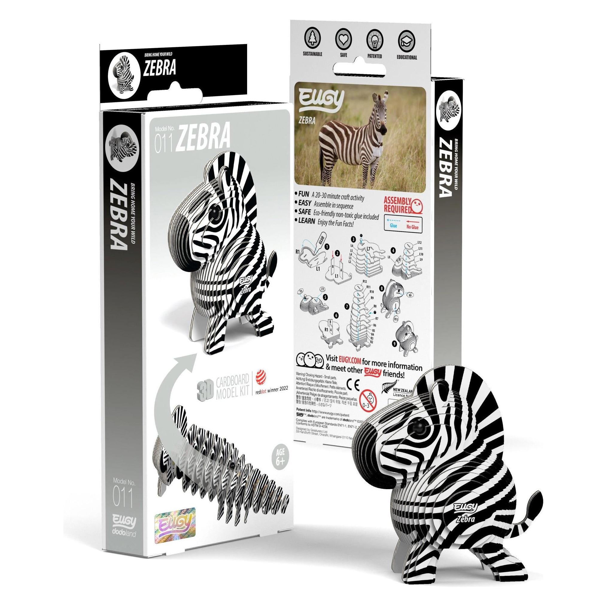 Eugy 3D Bastelset Zebra (105592)