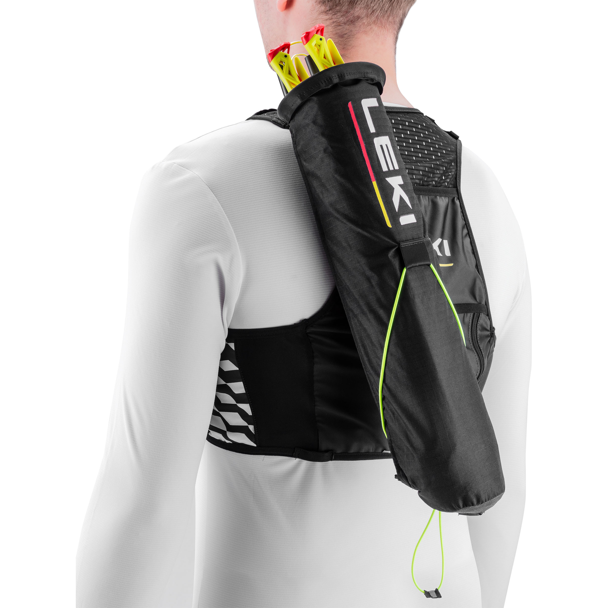 Leki Trail Running Köcher Stock-Zubehör schwarz Größe 6L | L-XL Trailrunning