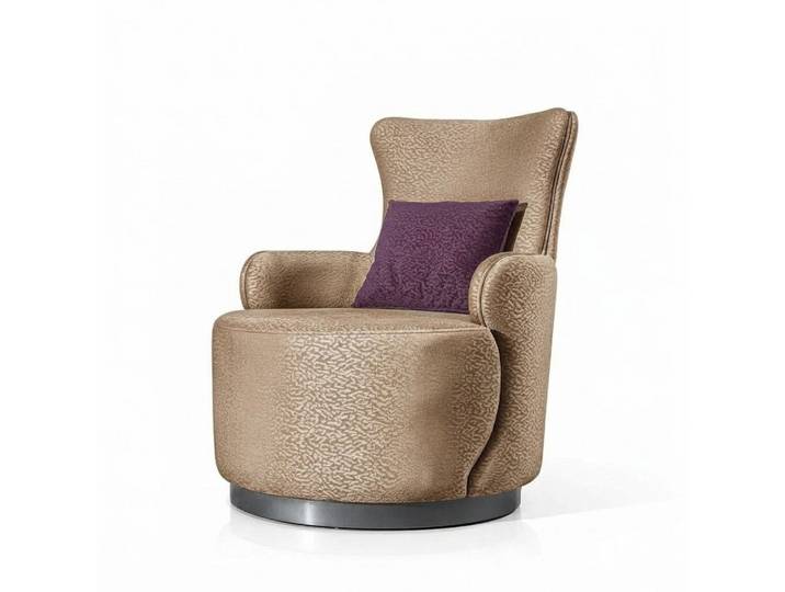 Xlmoebel Sessel Runder Club Relax Einsitzer Polster Möbel Einrichtung (1-St., Runder Club Sessel), Made in Europa