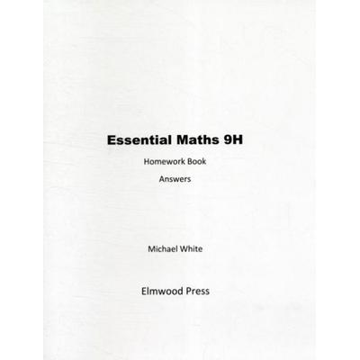 Essential Maths 9H Homework Answers, Taschenbuch von Michael White, Elmwood Education Limited, 978-1-906622-20-6